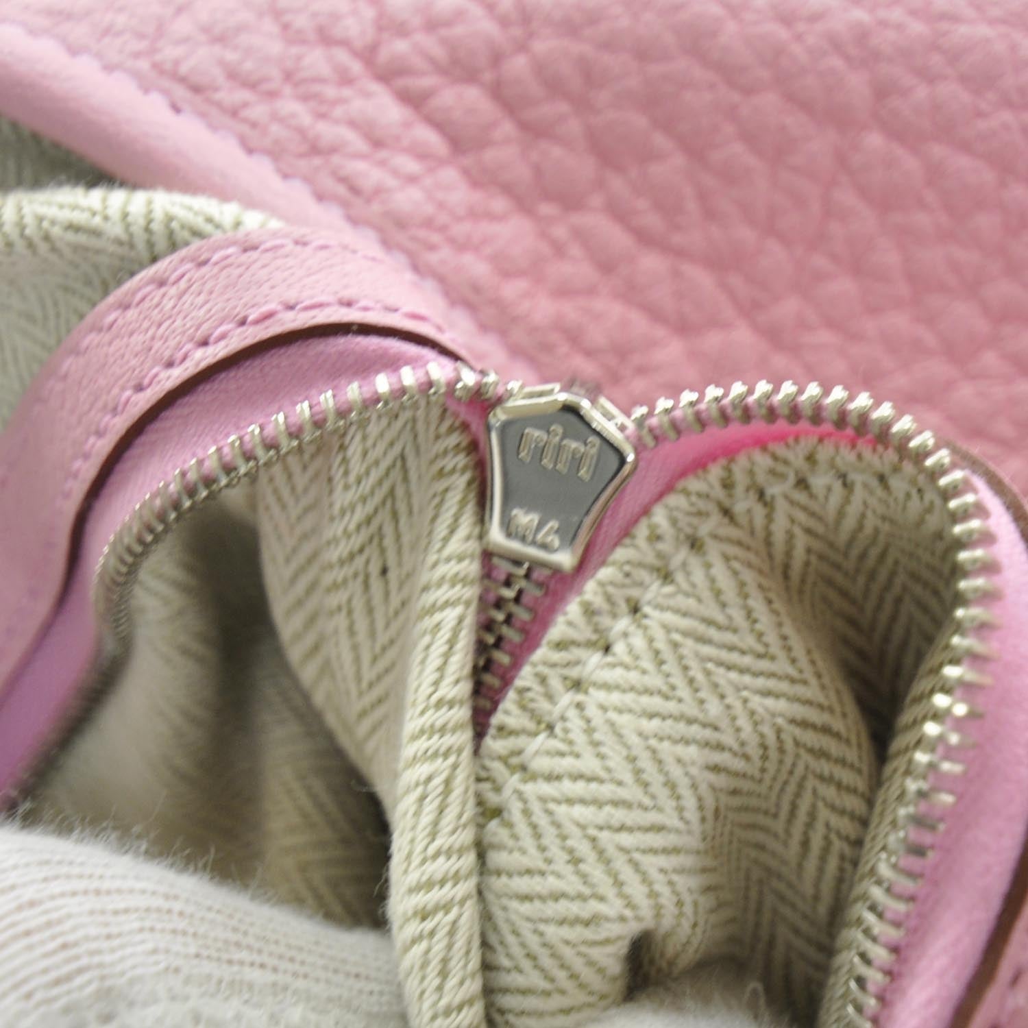 Hermes Buffalo Leather Garden Party Tote 36 5P Pink 8 of 10