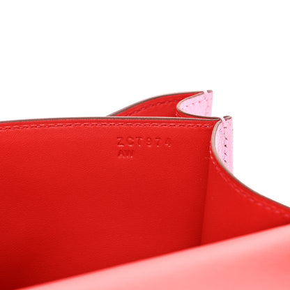 Hermes Chevre Mysore Verso Constance 18 Mauve Sylvestre Rouge Exotique 7 of 11