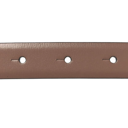 Valentino Garavani Glossy Calfskin VLogo Reversible 40mm Belt 75 30 Smokey Beige Black 5 of 7