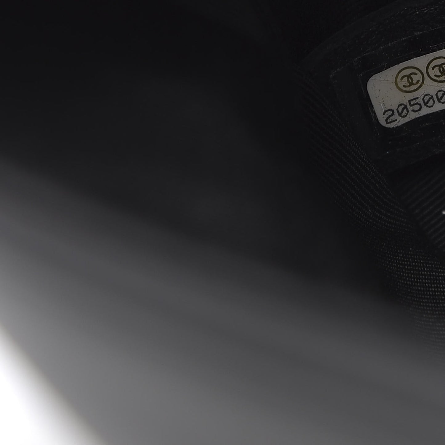 Calfskin Quilted Medium Graphic Flap Beige Black