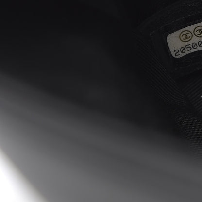 Chanel Calfskin Quilted Medium Graphic Flap Beige Black 7 of 10