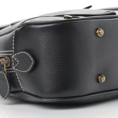 Christian Dior Calfskin Saddle Bowler Black 8 of 13