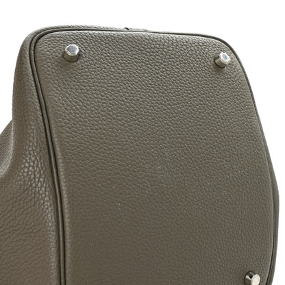 Hermes Taurillon Clemence Picotin Lock 22 MM Etain 9 of 10