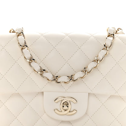 Chanel Lambskin Quilted Mini Rectangular Flap White 5 of 13
