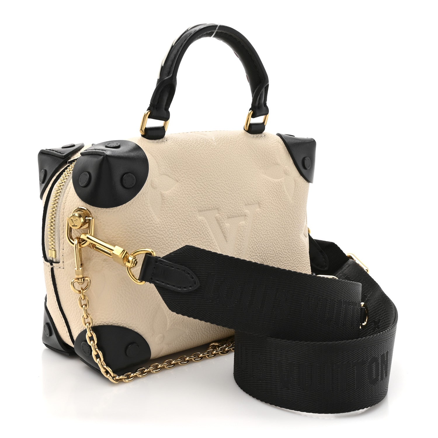 Louis Vuitton Empreinte Wild At Heart Petite Malle Souple New Creme 3 of 10