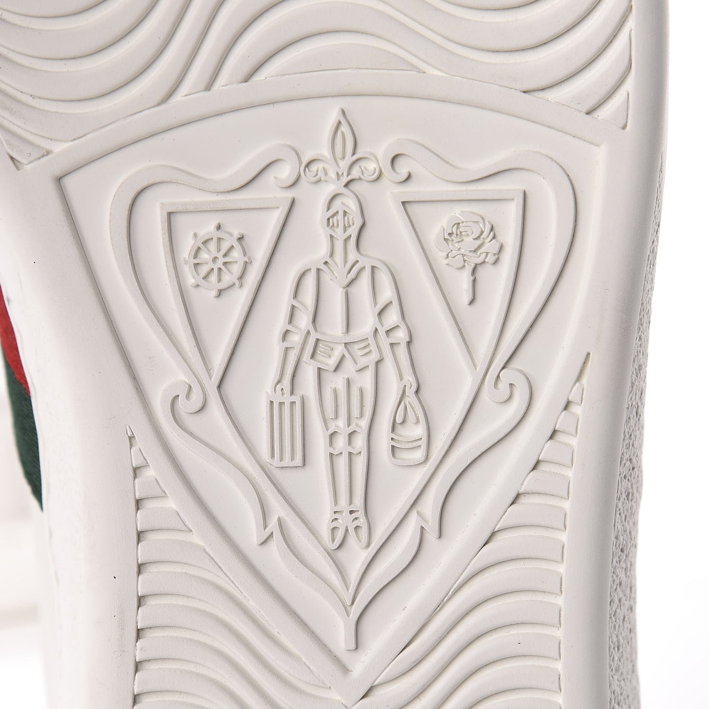 Calfskin Ayers Web Tiger Embroidered Mens Ace Sneakers 9.5 White Green Red