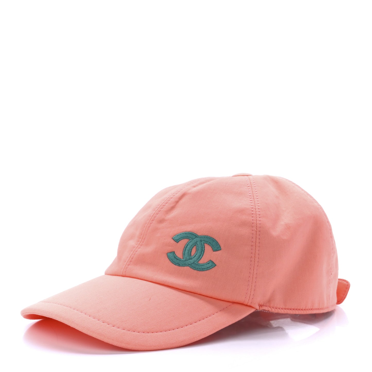 Cotton CC Cap Hat Orange Turquoise