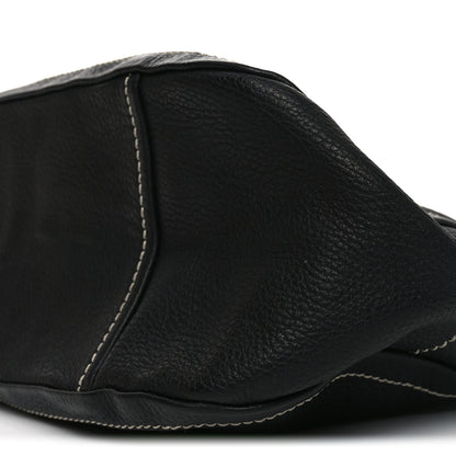 Prada Vitello Daino Hobo Black 8 of 9