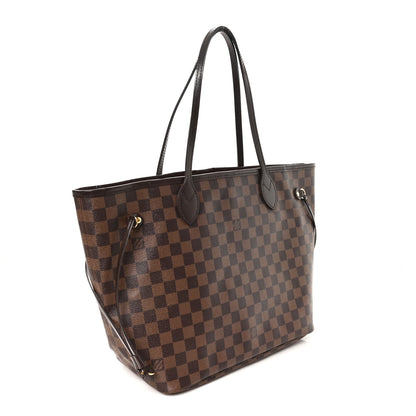 Louis Vuitton Damier Ebene Neo Neverfull MM Rose Ballerine 2 of 9