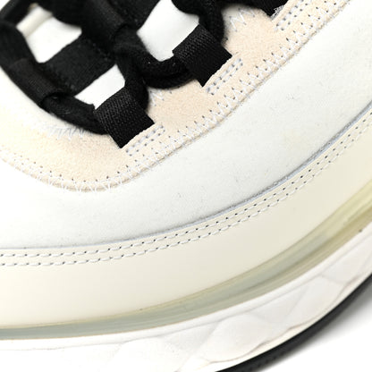 Chanel Velvet Calfskin Mixed Fibers CC Sneakers 41 Ivory Black 10 of 11