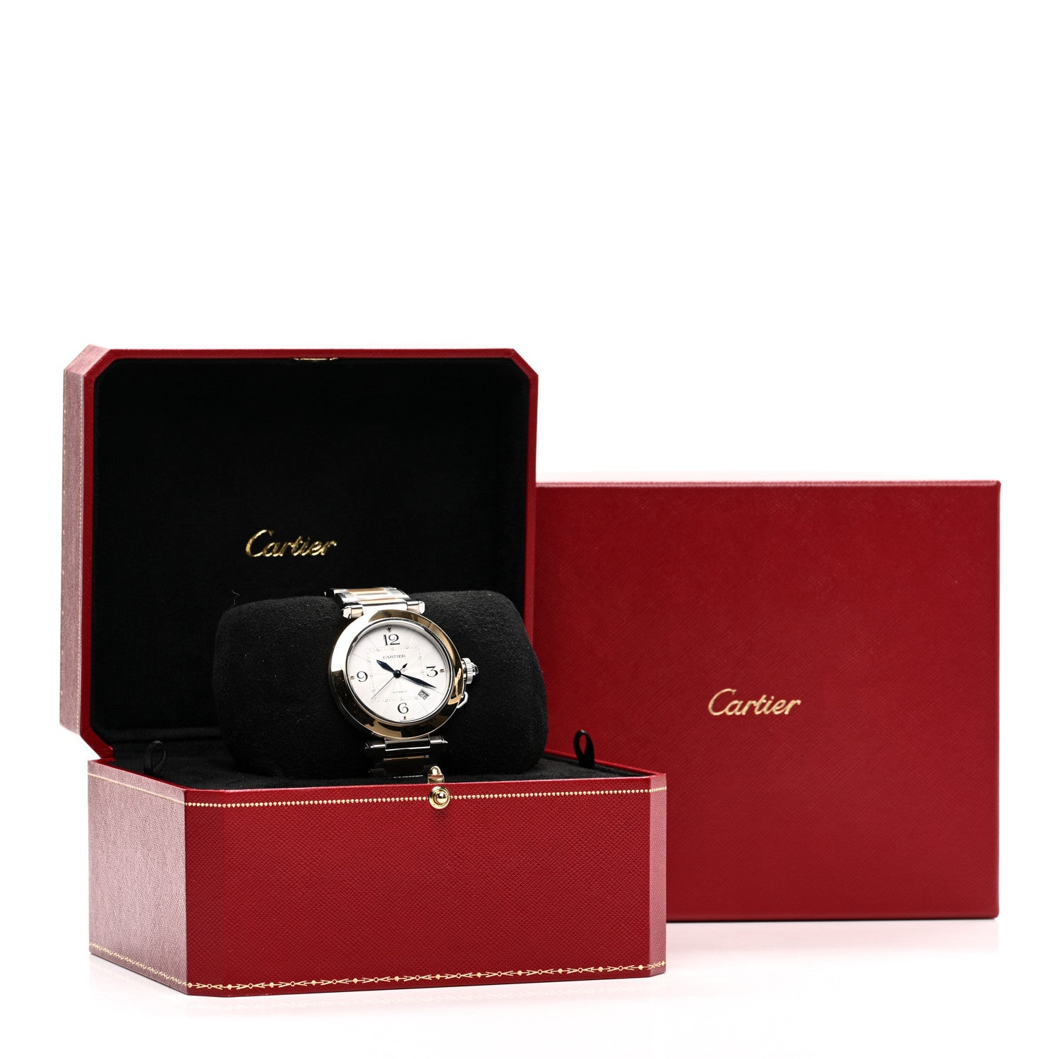 Cartier Stainless Steel 18K Yellow Gold 41mm Pasha C Automatic Watch 5 of 5