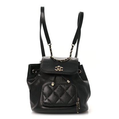 Chanel Caviar Quilted Mini Business Affinity Backpack Black 1 of 10