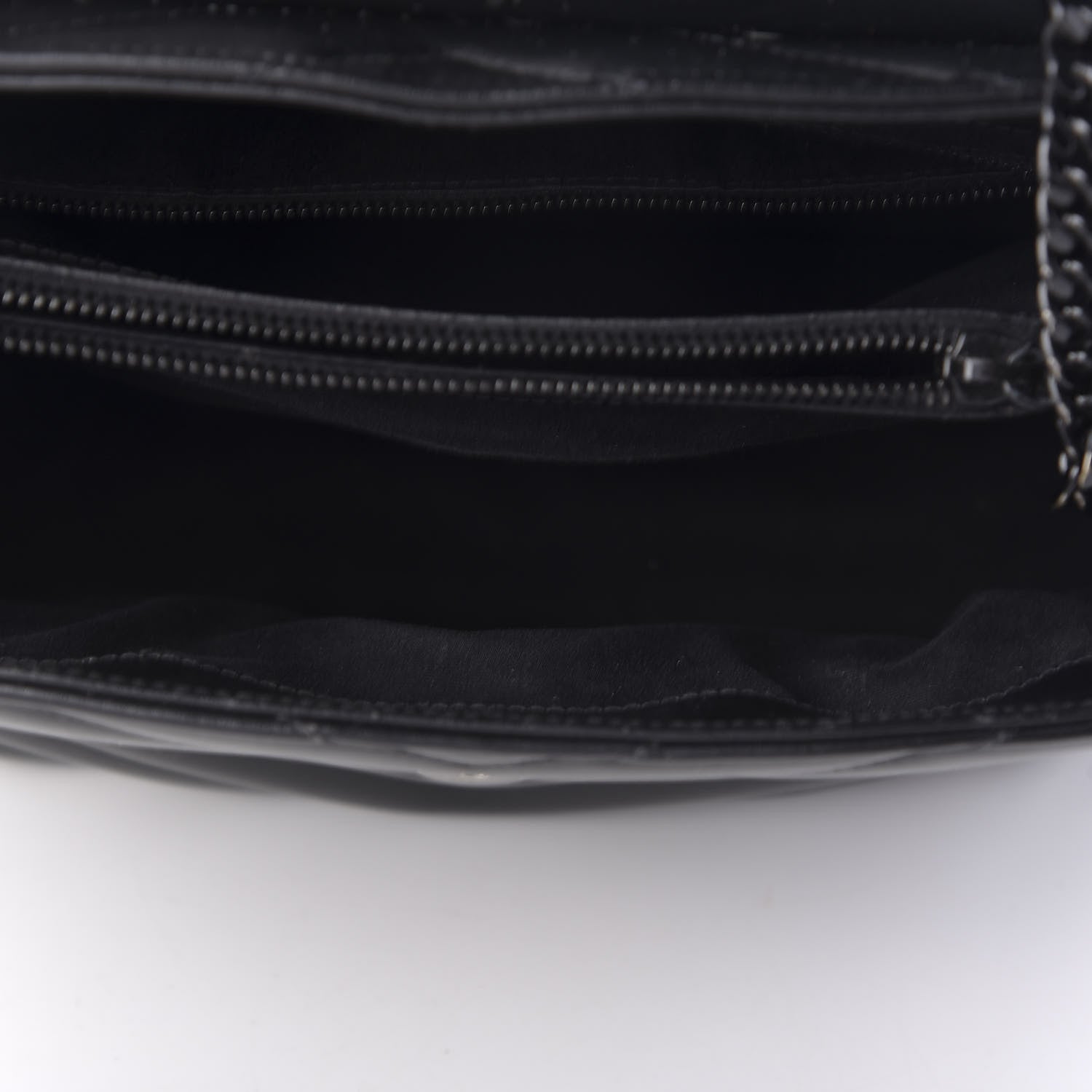 Saint Laurent Calfskin Y Quilted Monogram Medium Loulou Chain Satchel Black 5 of 11
