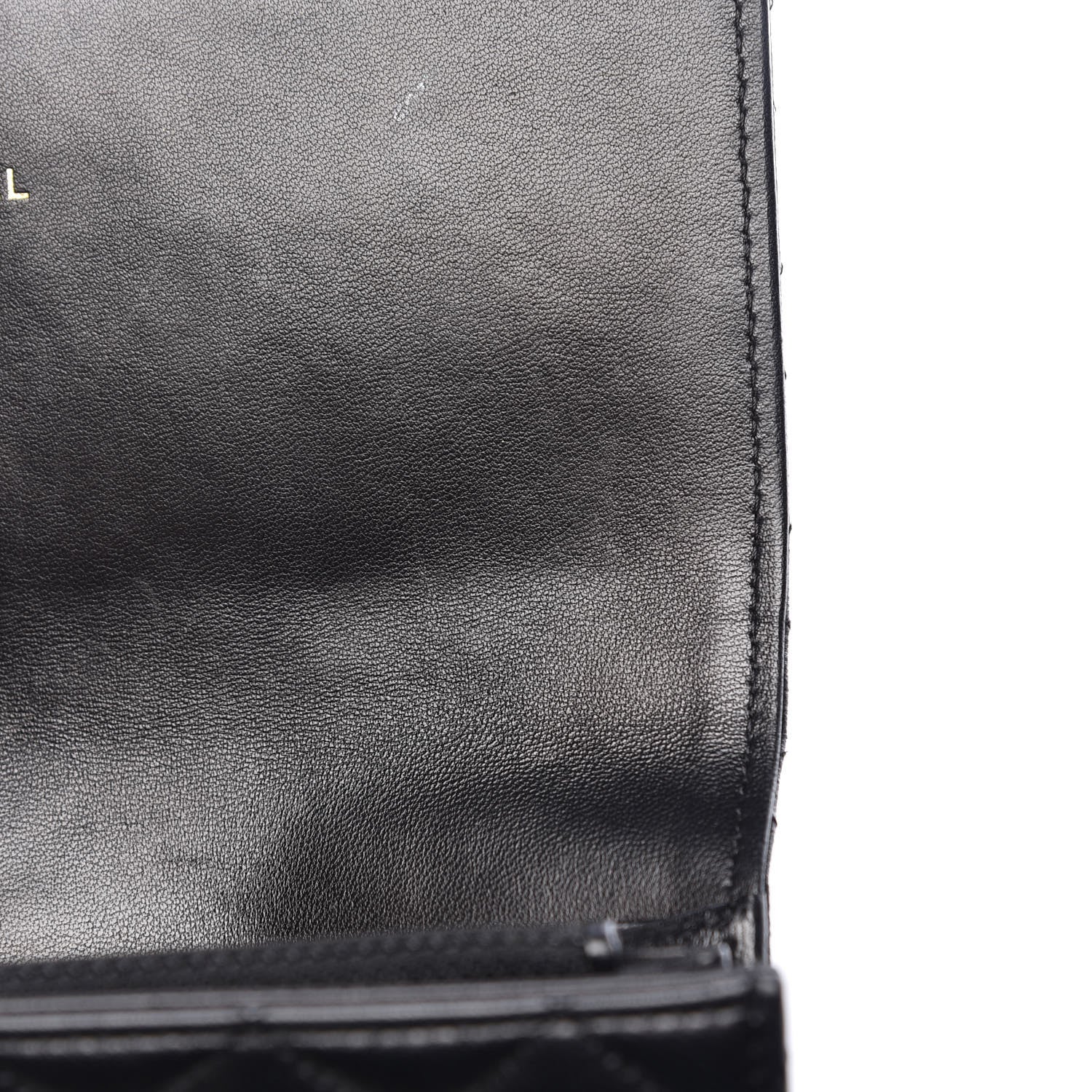 Chanel Lambskin Quilted Large Diamond CC Flap Wallet Black 13 of 14