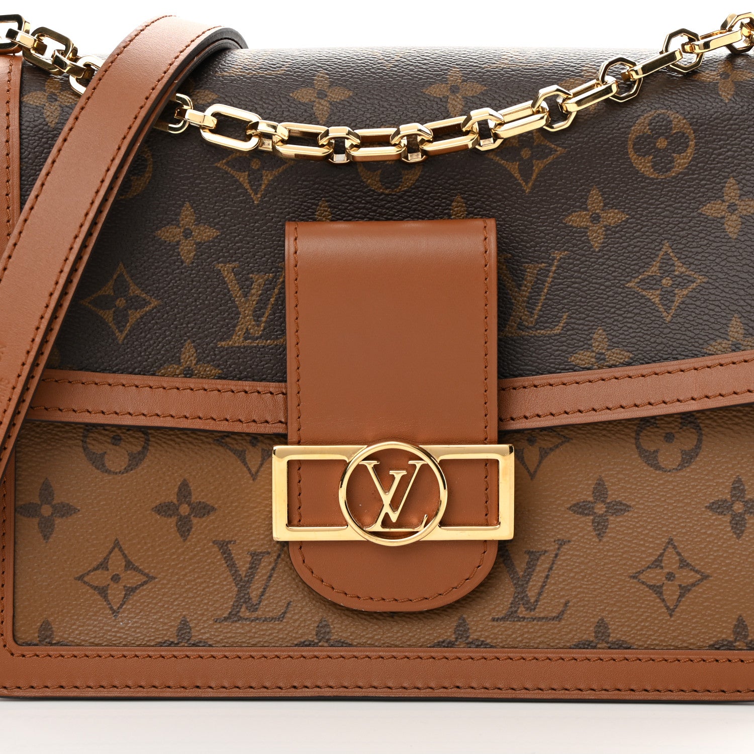 Louis Vuitton Reverse Monogram Dauphine MM 7 of 10