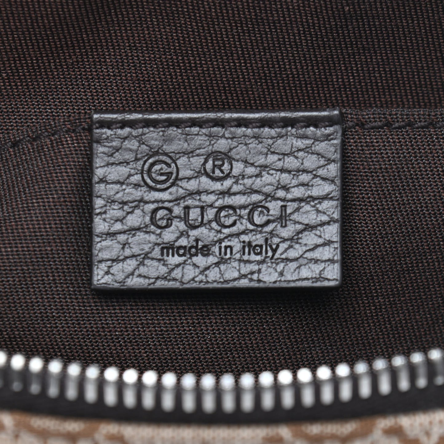 Monogram Belt Bag Dark Brown