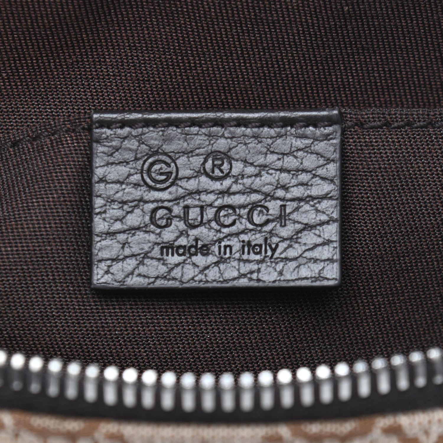 Gucci Monogram Belt Bag Dark Brown 6 of 9