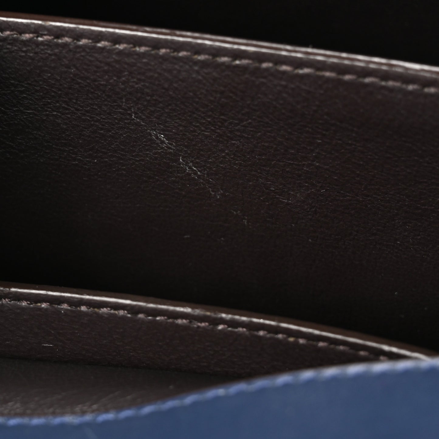 Kid Scamosciato Smooth Calfskin Medium Classic Monogram Cassandra Top Handle Marine Rouge Legion