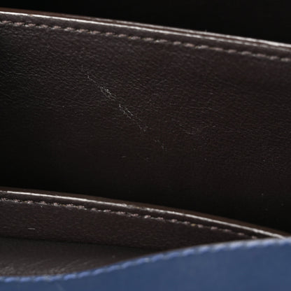 Saint Laurent Kid Scamosciato Smooth Calfskin Medium Classic Monogram Cassandra Top Handle Marine Rouge Legion 11 of 12
