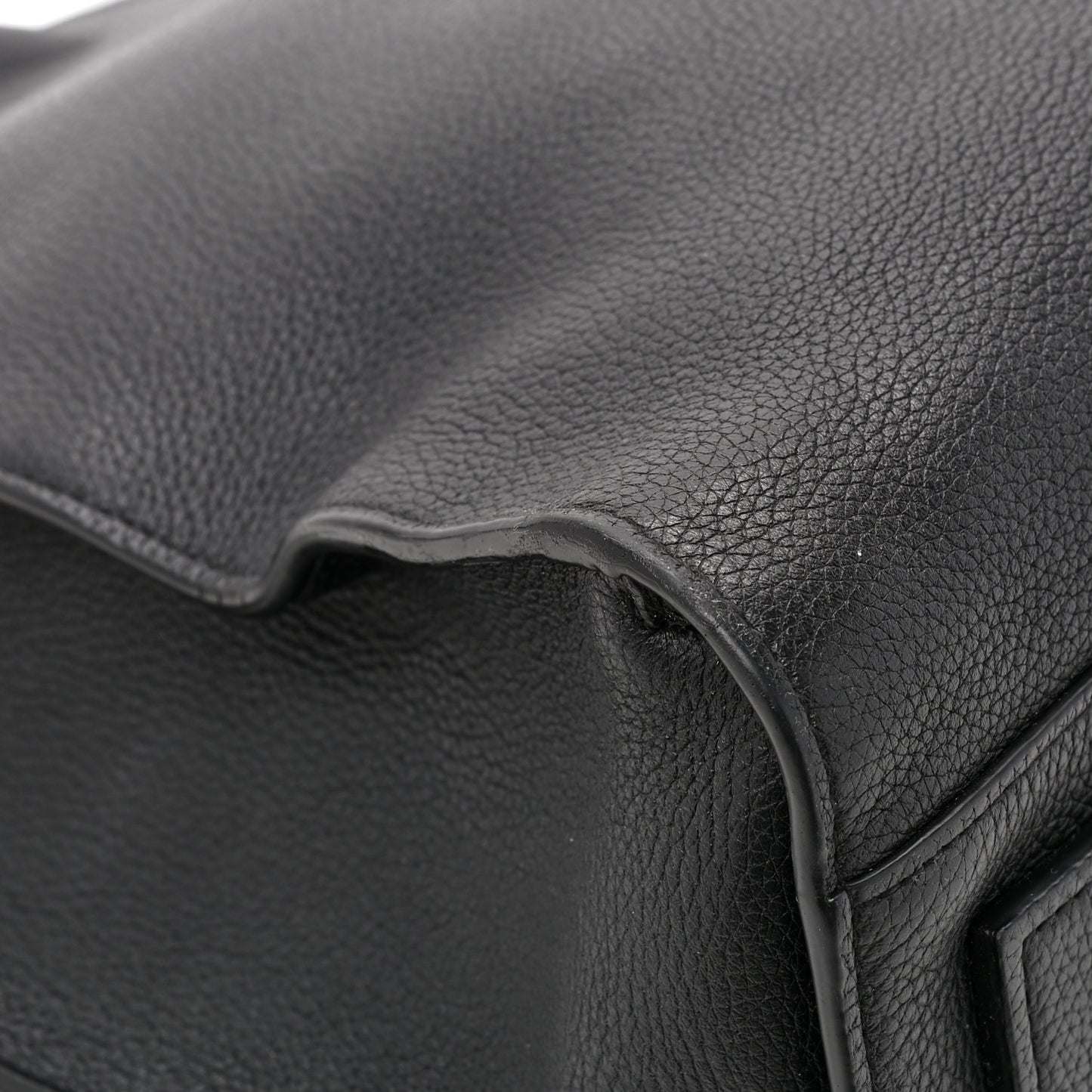 Grained Calfskin Sac De Jour Souple North South Tote Black