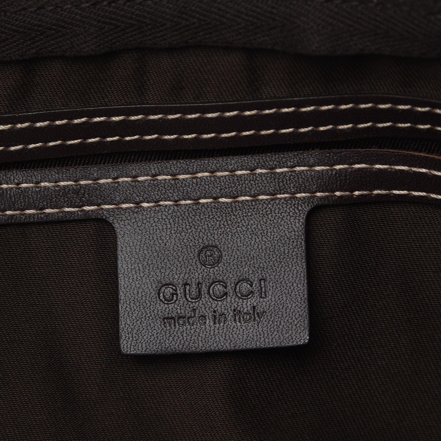 Gucci GG Plus Monogram Large Duffle Bag Dark Brown 6 of 7