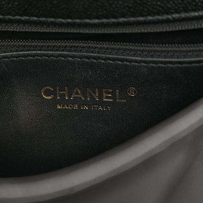Chanel Caviar Quilted Sweetheart Flap Black 6 of 10