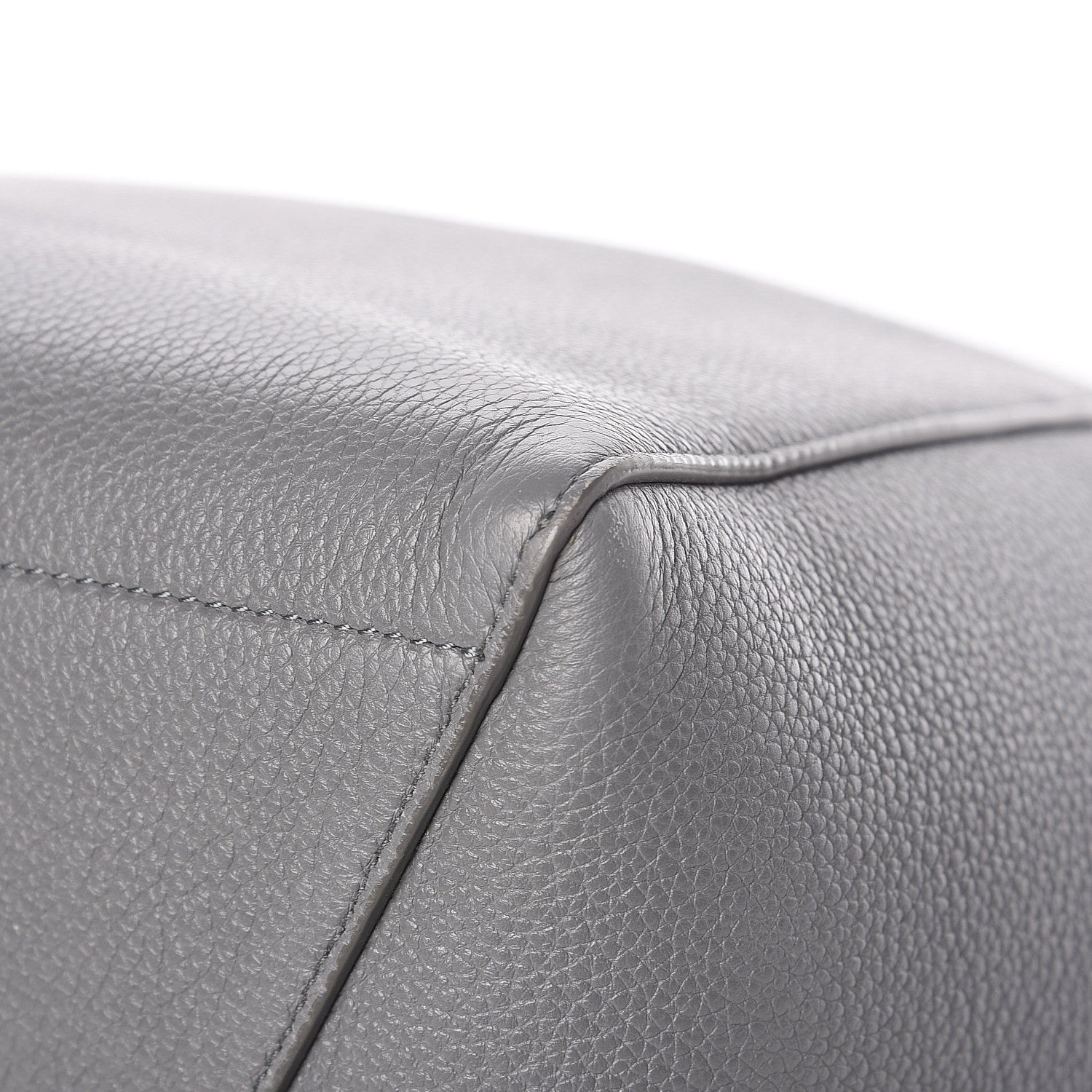 Celine Soft Grained Calfskin Sangle Bucket Bag Storm 16 of 23