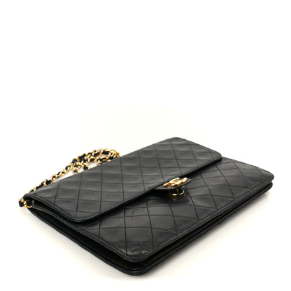 Chanel Lambskin Quilted Medium Single Flap Black 4 of 14