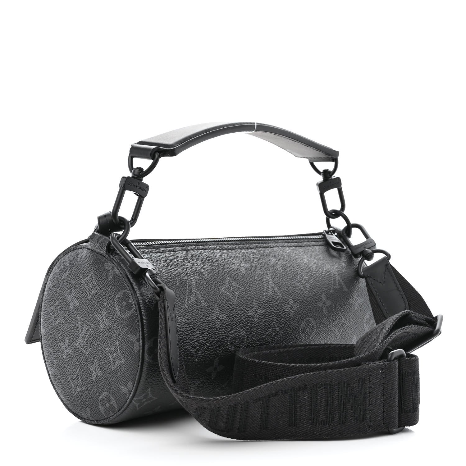 Louis Vuitton Monogram Eclipse Soft Polochon PM 3 of 9