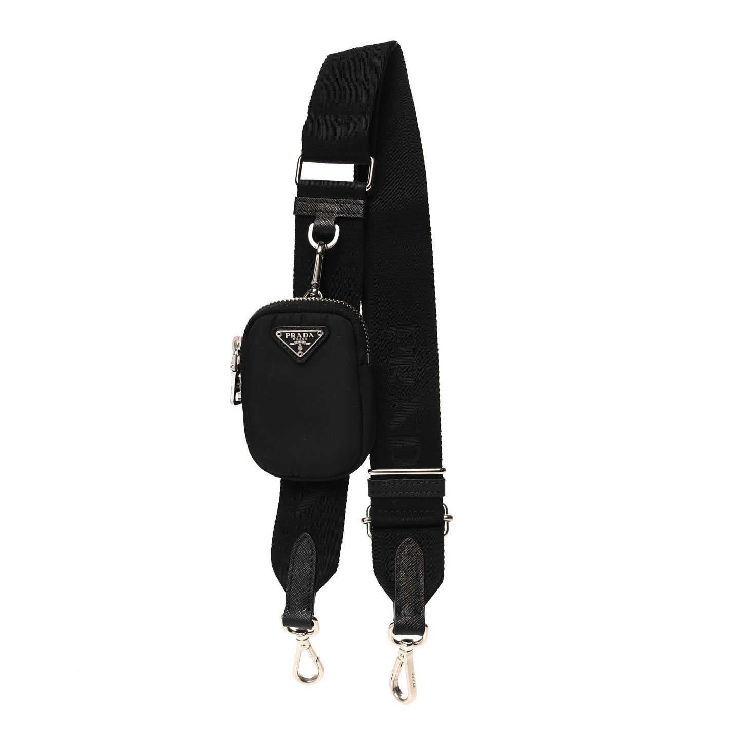 Nylon Re-Edition 2005 Shoulder Strap With Pouch Black