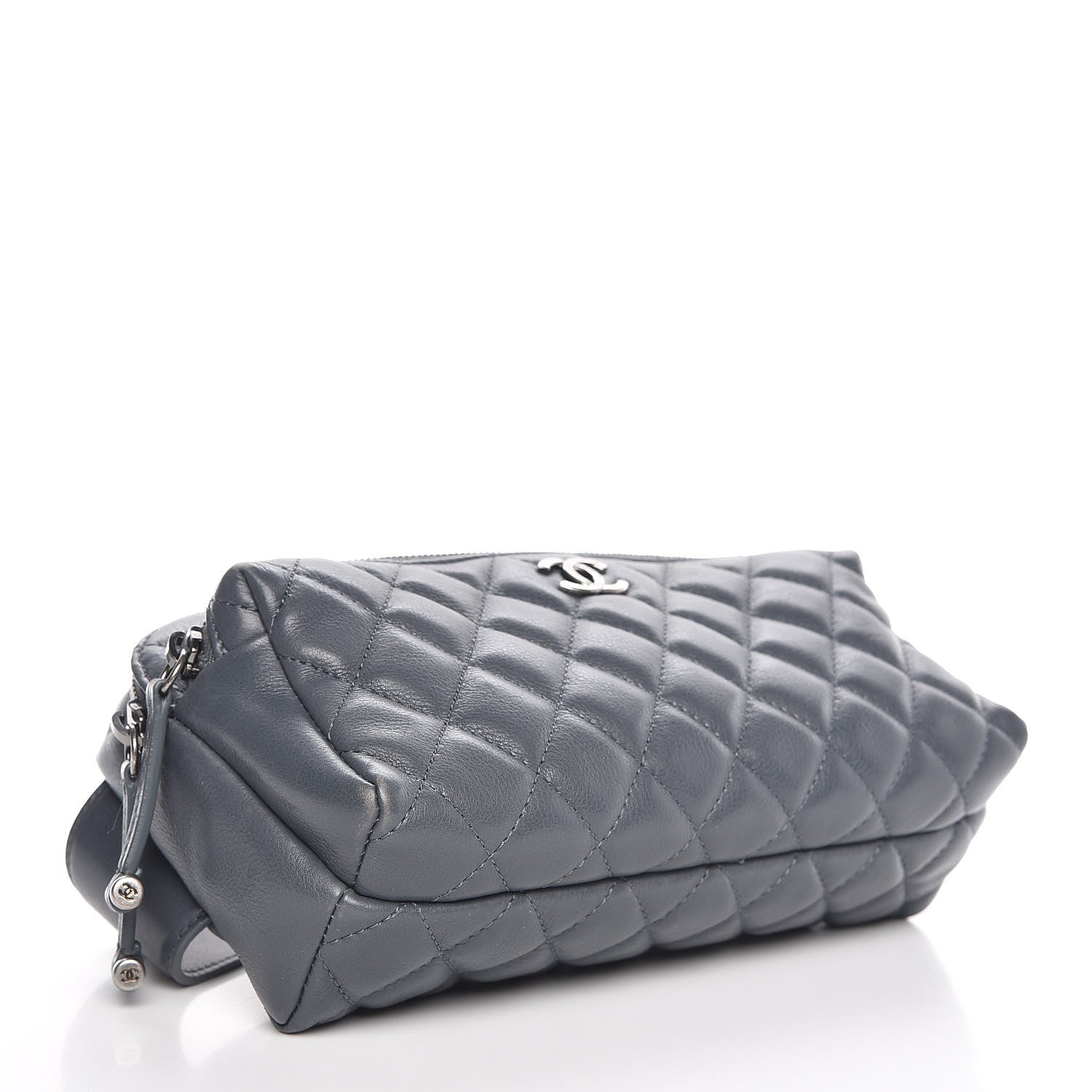 Chanel Calfskin Quilted Waist Bag Dark Gray 4 of 8