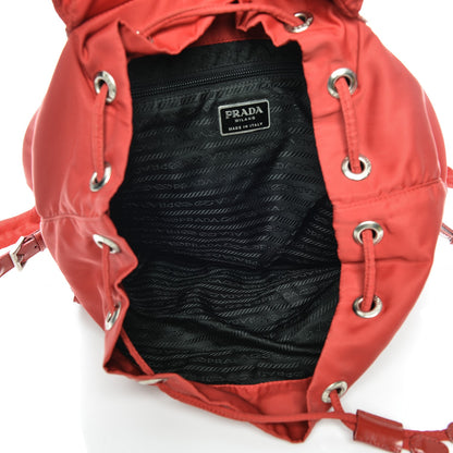 Prada Nylon Vela Small Backpack Rosso 5 of 11