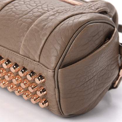 Alexander Wang Pebbled Lambskin Mini Rockie Latte Rose Gold Hardware 7 of 9