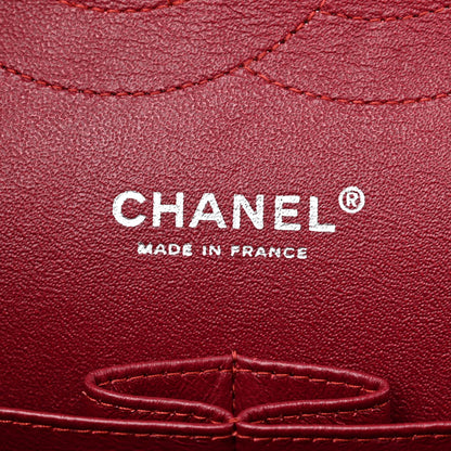 Chanel Patent Calfskin Quilted Jumbo Double Flap Red 6 of 13
