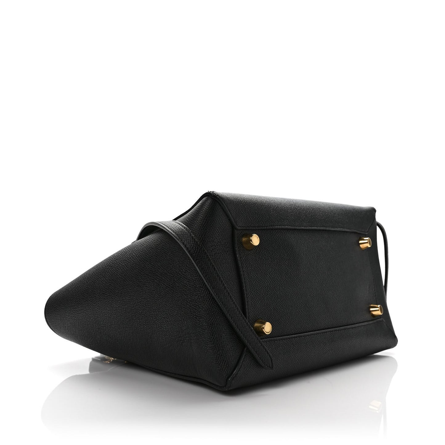 Grained Calfskin Small Belt Bag Black