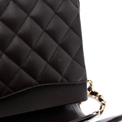 Chanel Caviar Quilted Medium Double Flap Brown 11 of 11