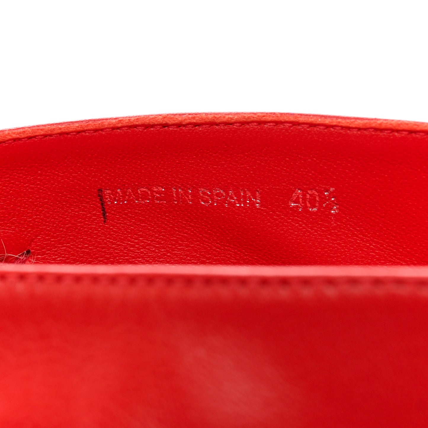 Nappa Raffia Reka Flats 40.5 Paprika Natural