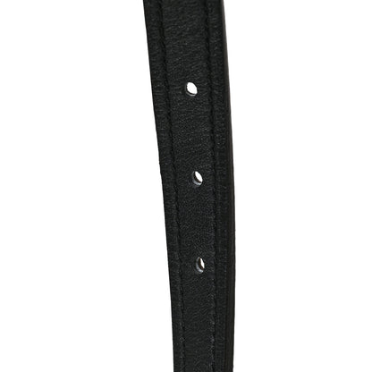 Hermes Swift Epsom 13mm Belt Strap 85 Black Etoupe 4 of 5