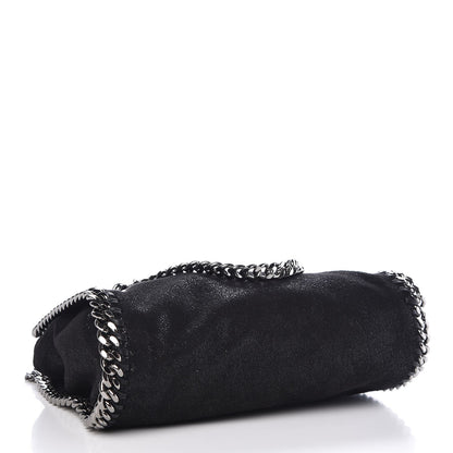 Stella McCartney Shaggy Deer Mini Falabella Fold Over Tote Black 4 of 6