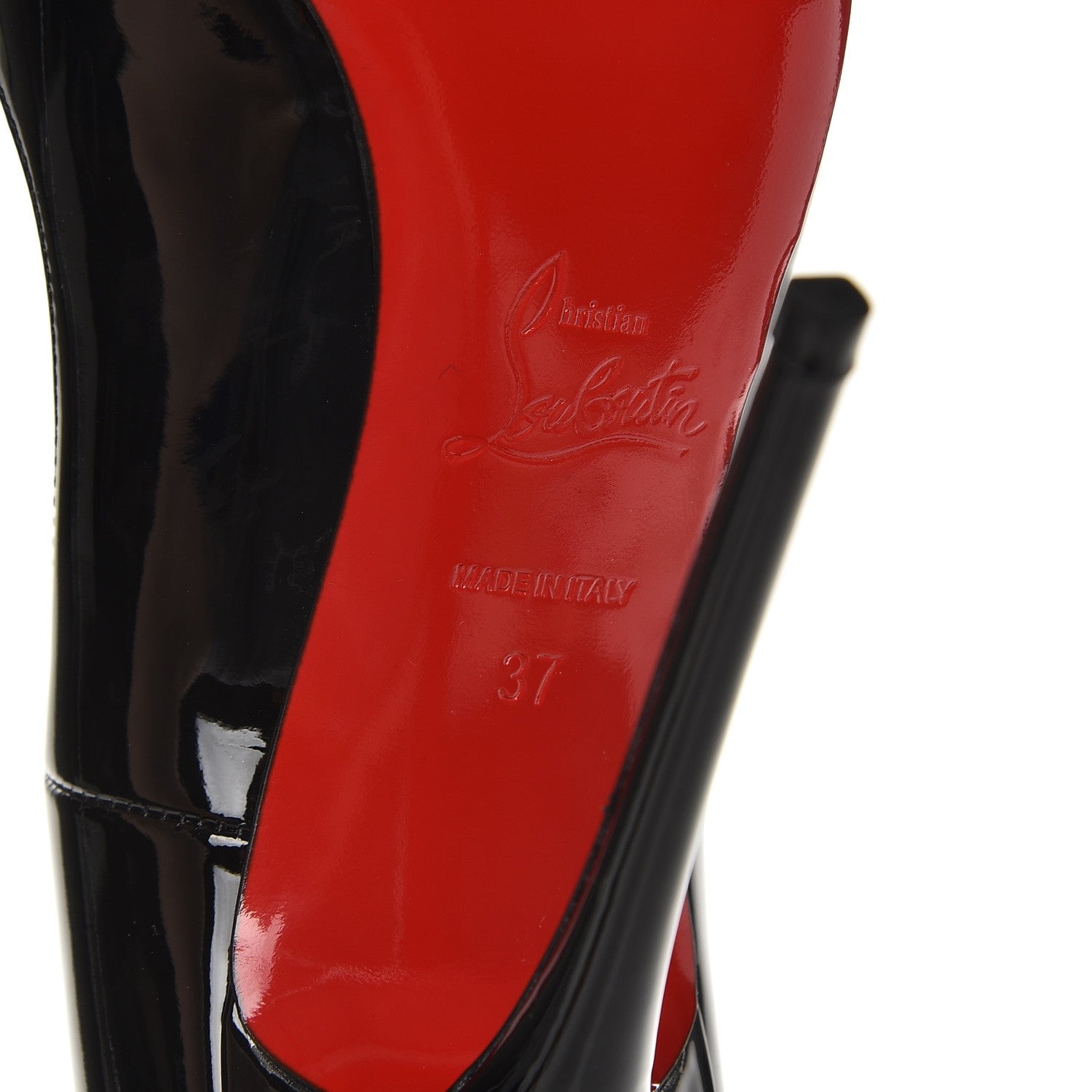 Christian Louboutin Patent So Kate 120 Pumps 37 Black 7 of 9