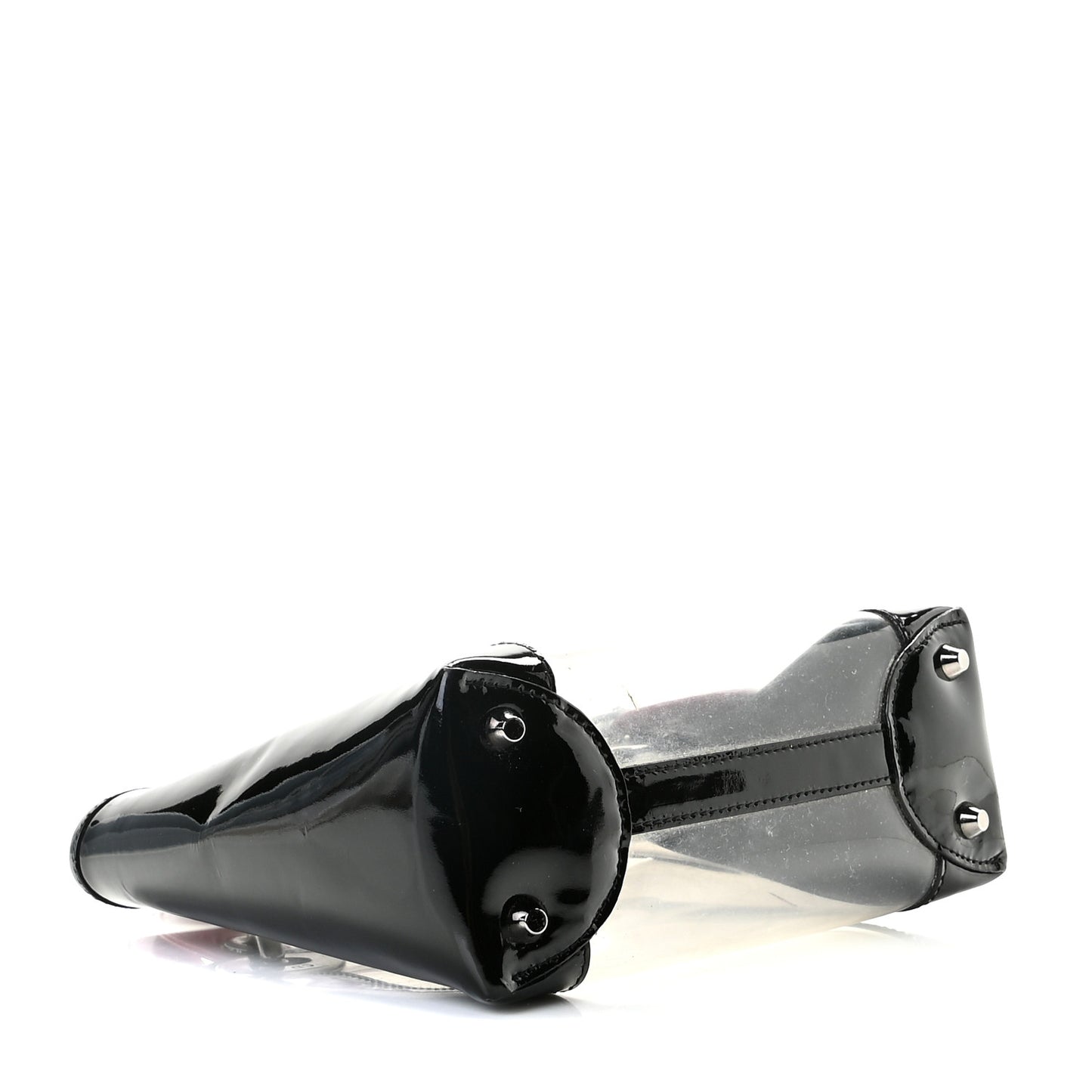Patent PVC Mini Lady Dior Black Red