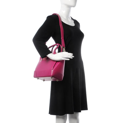 Christian Louboutin Calfskin Small Eloise Tote Fuchsia 2 of 12