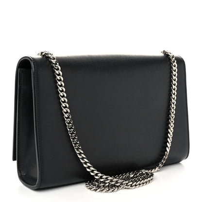 Saint Laurent Smooth Calfskin Medium Classic Monogram Kate Tassel Satchel Black 3 of 11