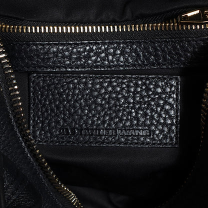 Alexander Wang Pebbled Lambskin Rockie Black Pale Gold Hardware 6 of 8