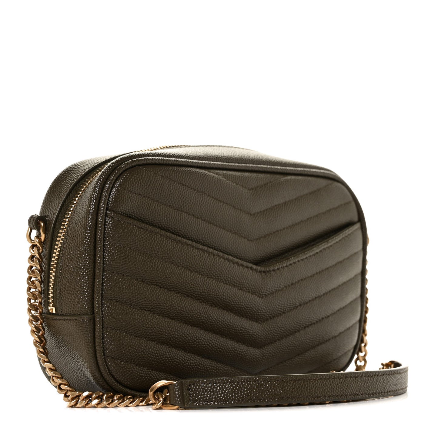 Grain De Poudre Matelasse Monogram Mini Lou Camera Bag Seaweed