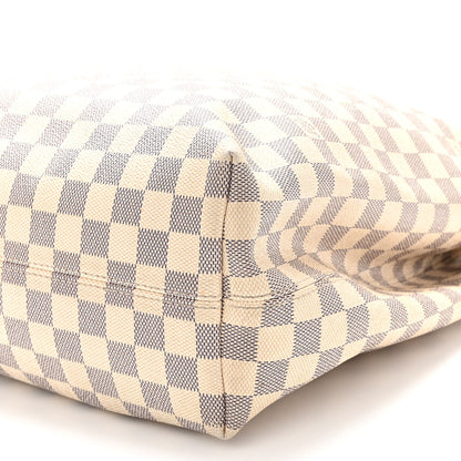 Louis Vuitton Damier Azur Graceful MM Rose Ballerine 9 of 9