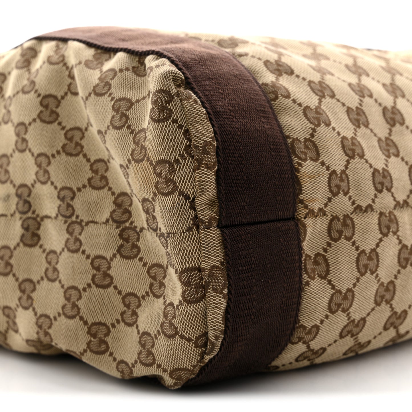 GG Monogram Medium Handle Vertical Tote Bag Dark Brown