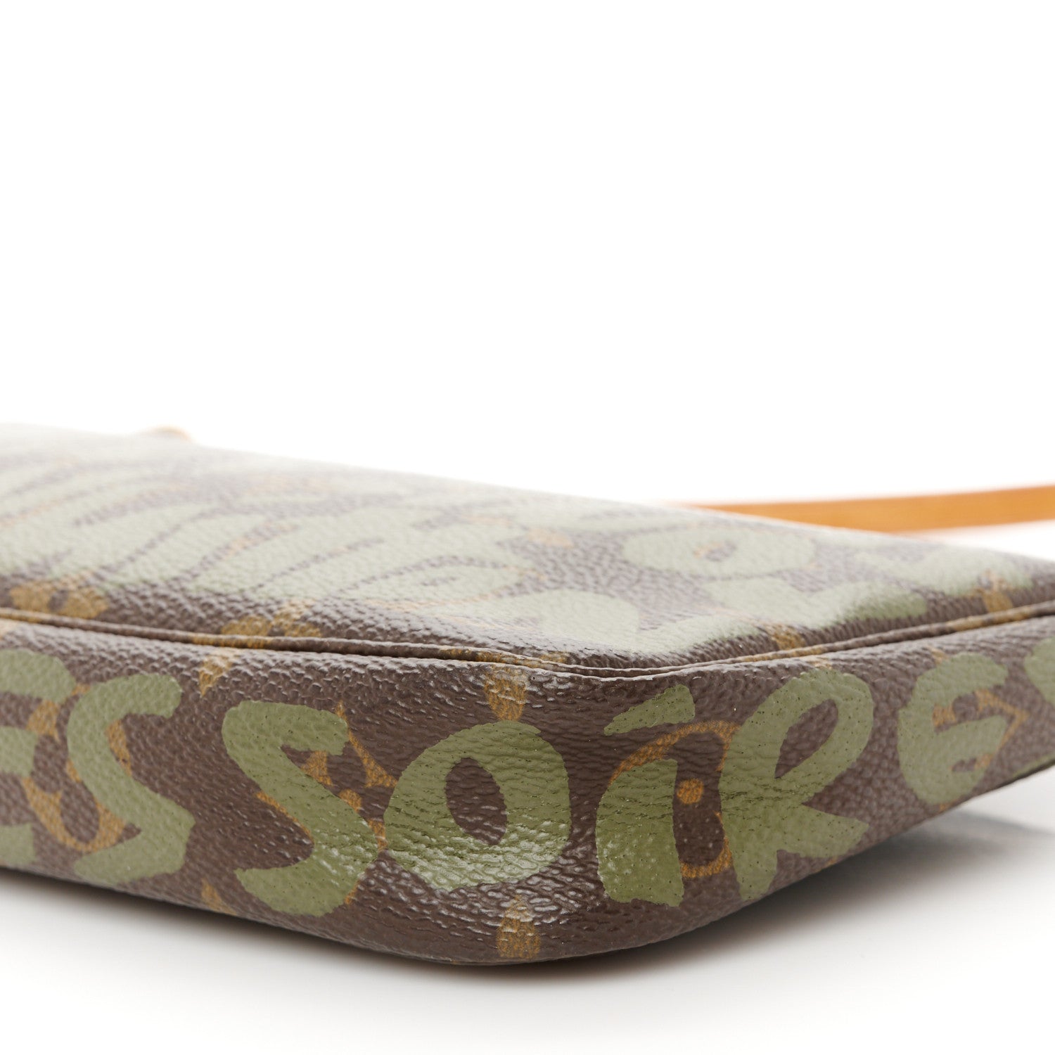 Louis Vuitton Monogram Graffiti Pochette Accessories Kaki 9 of 10