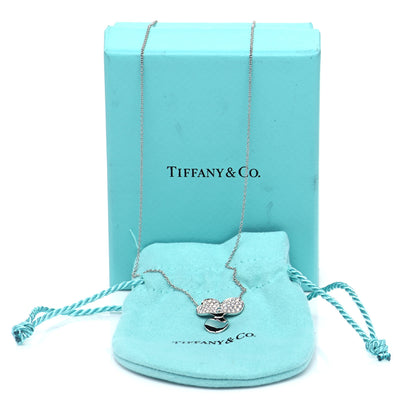 Tiffany Platinum Diamond Paper Flowers Pendant Necklace 6 of 6