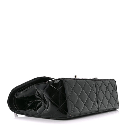 Chanel Patent Quilted Jumbo Double Flap Black 4 of 12
